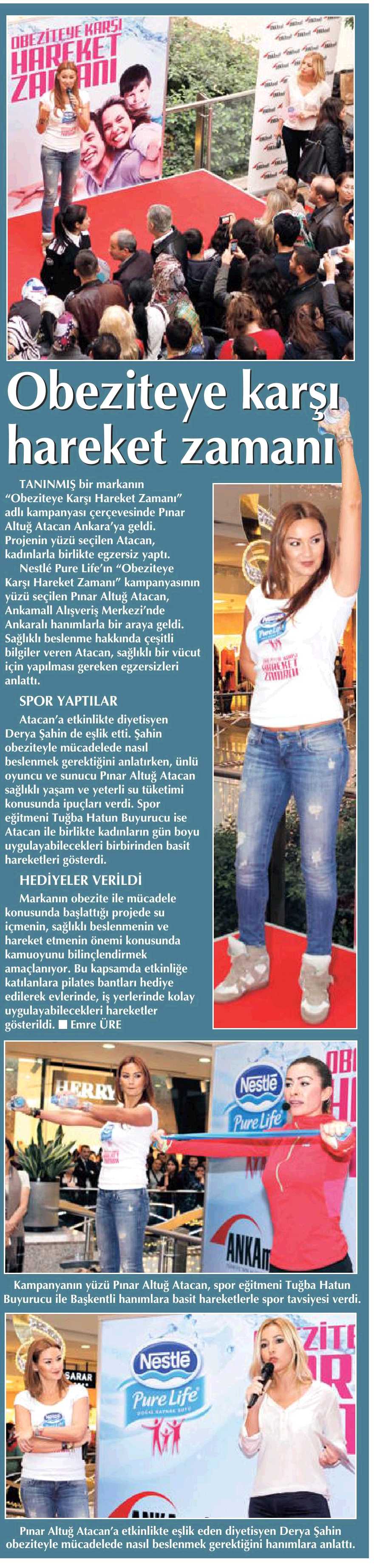 Hürriyet / Obeziteye Karşı Hareket Zamanı